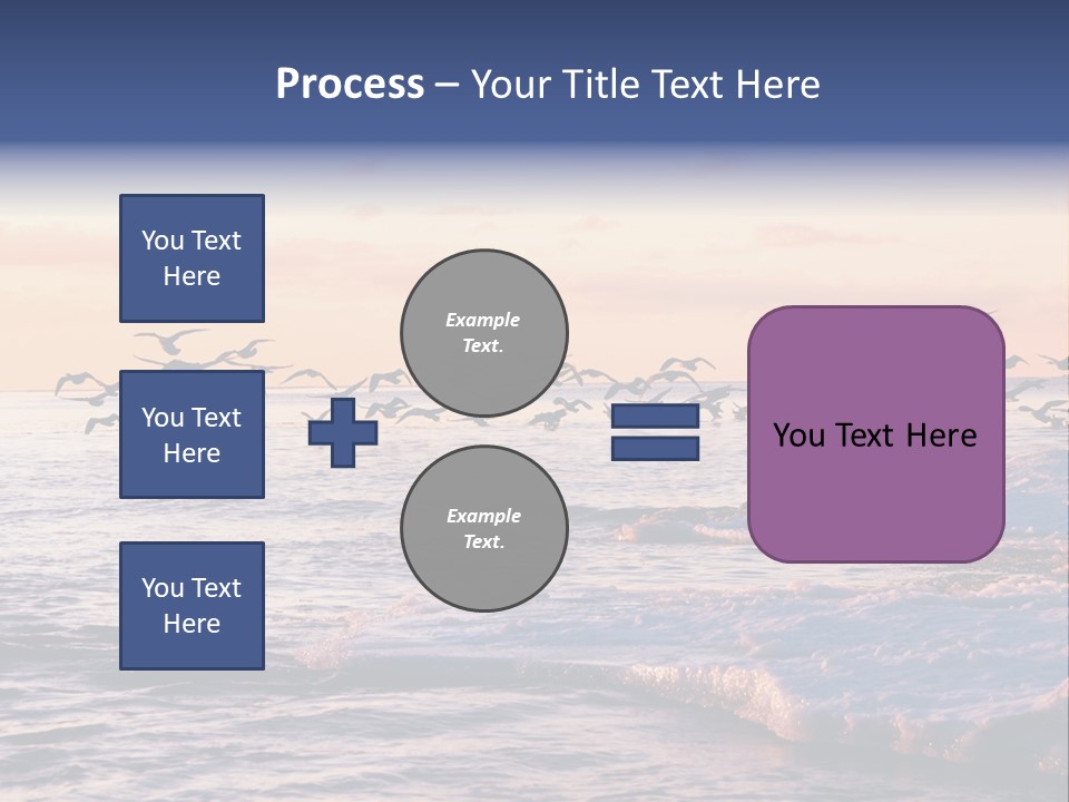 Cloud Ice Many PowerPoint Template