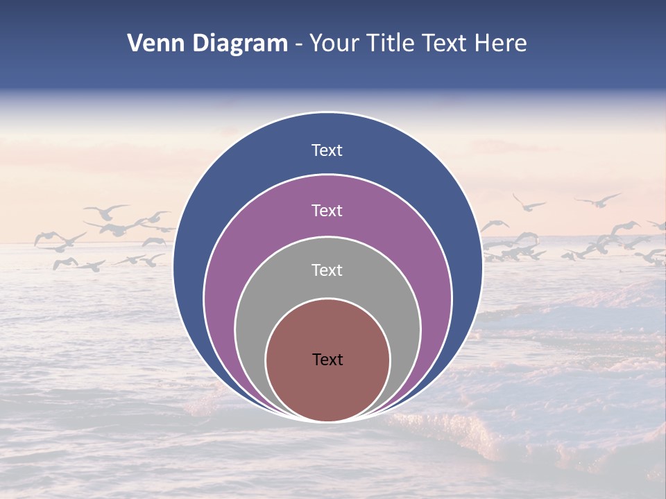 Cloud Ice Many PowerPoint Template