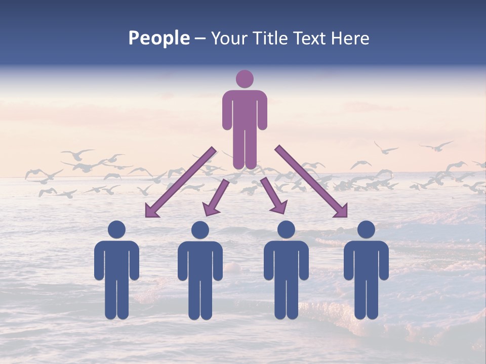 Cloud Ice Many PowerPoint Template