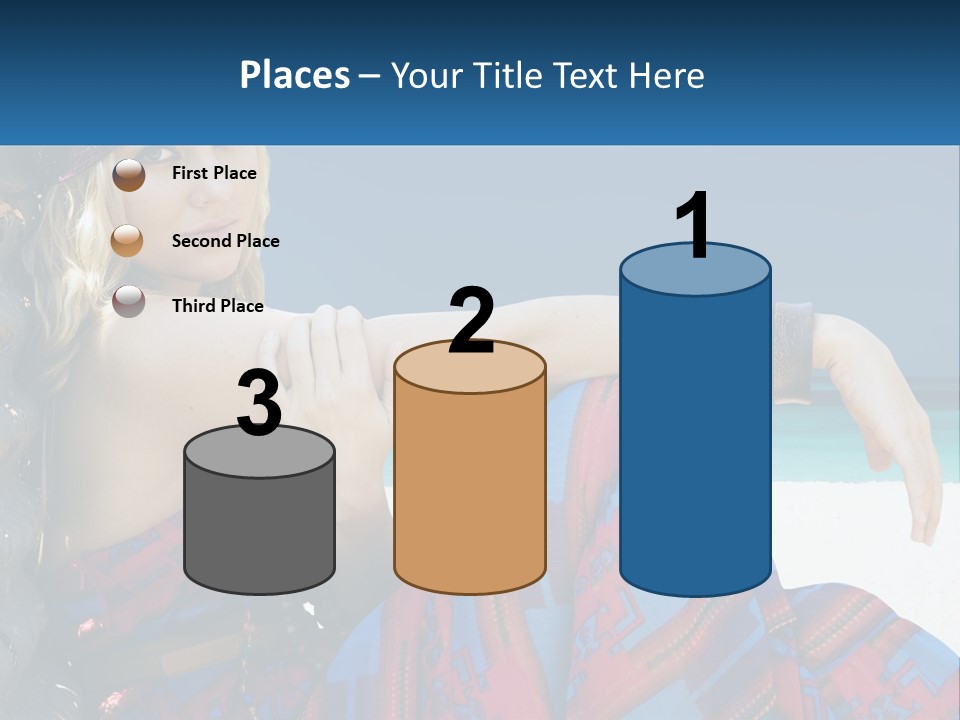 Serioushippie Female Hair PowerPoint Template