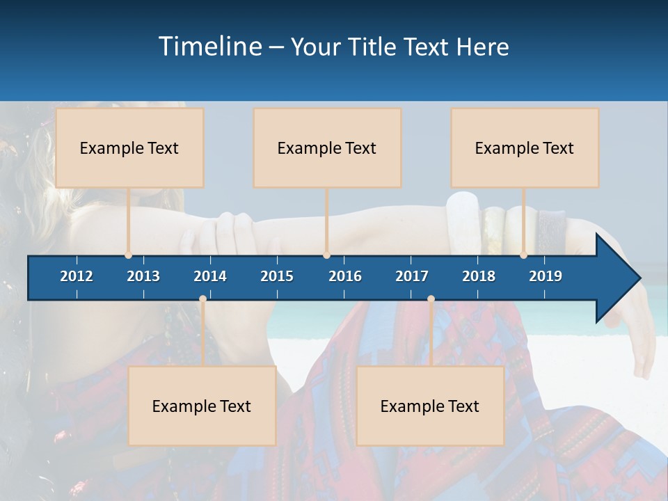 Serioushippie Female Hair PowerPoint Template