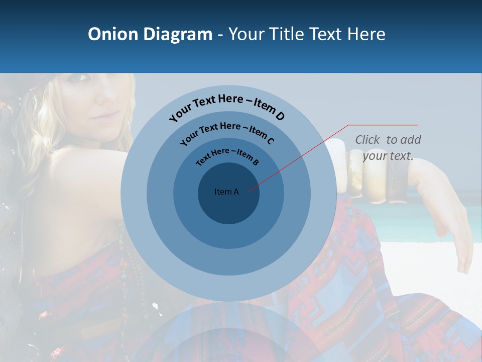 Serioushippie Female Hair PowerPoint Template