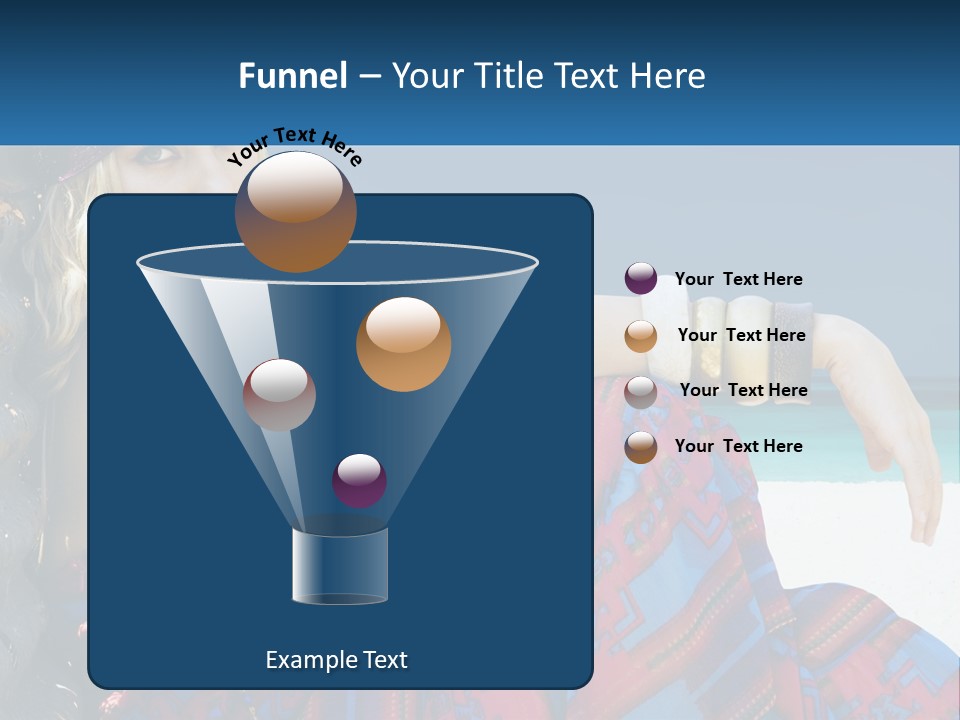 Serioushippie Female Hair PowerPoint Template