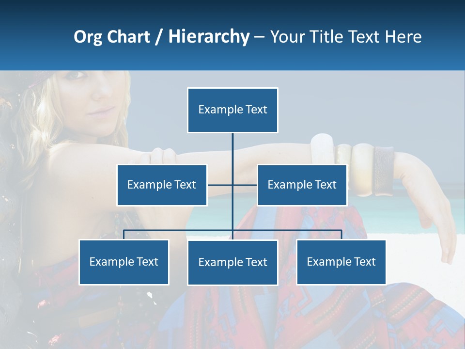 Serioushippie Female Hair PowerPoint Template