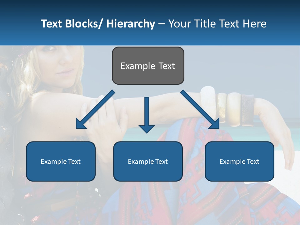 Serioushippie Female Hair PowerPoint Template