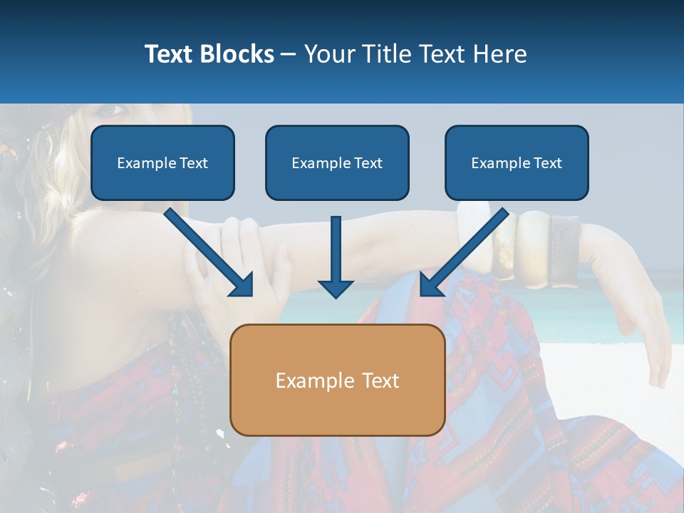 Serioushippie Female Hair PowerPoint Template
