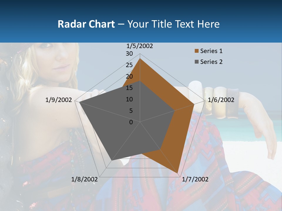 Serioushippie Female Hair PowerPoint Template