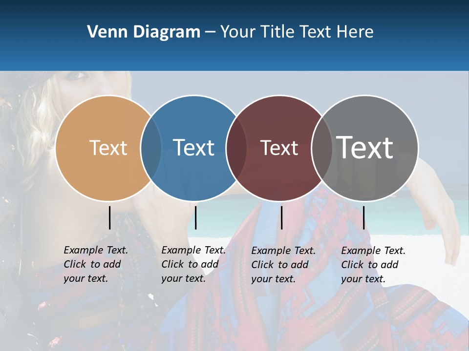 Serioushippie Female Hair PowerPoint Template