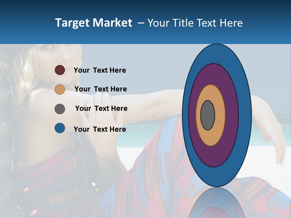 Serioushippie Female Hair PowerPoint Template