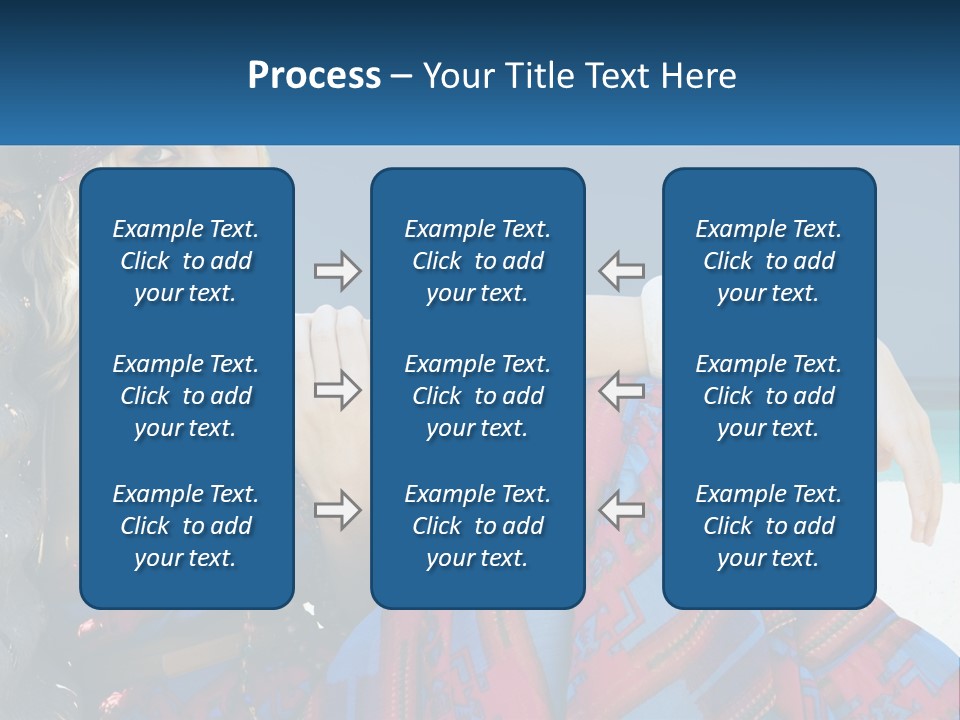 Serioushippie Female Hair PowerPoint Template