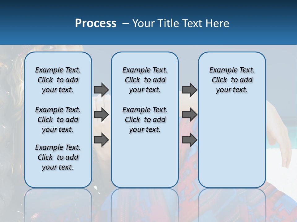 Serioushippie Female Hair PowerPoint Template