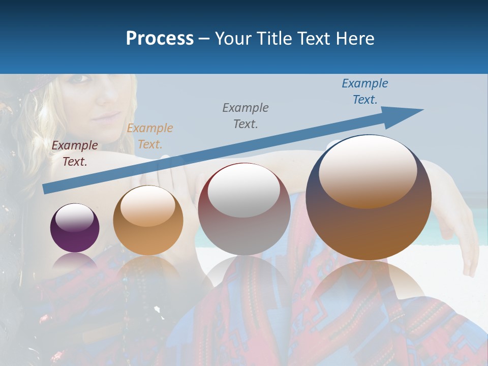 Serioushippie Female Hair PowerPoint Template