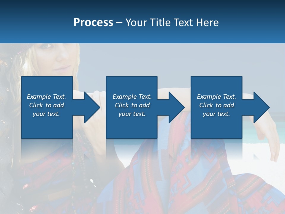 Serioushippie Female Hair PowerPoint Template