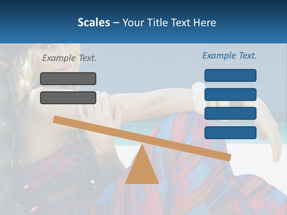 Serioushippie Female Hair PowerPoint Template