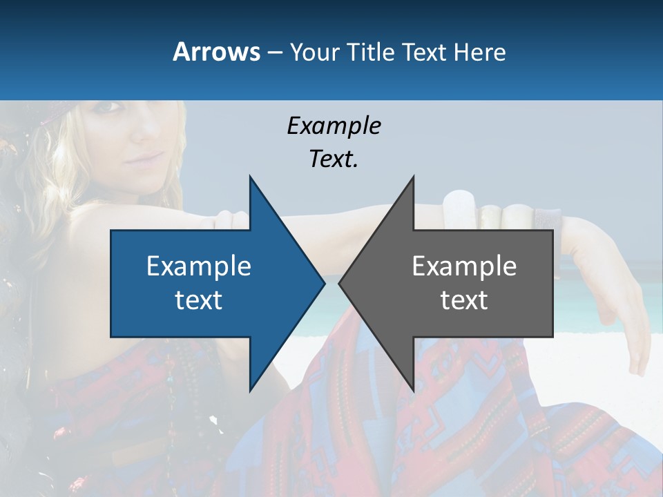 Serioushippie Female Hair PowerPoint Template