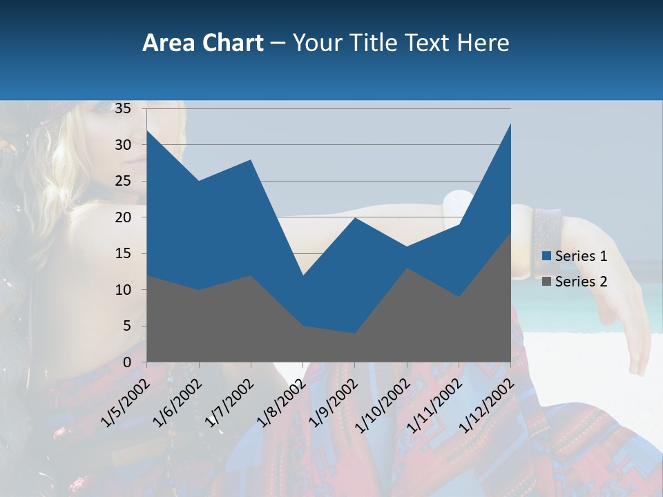 Serioushippie Female Hair PowerPoint Template
