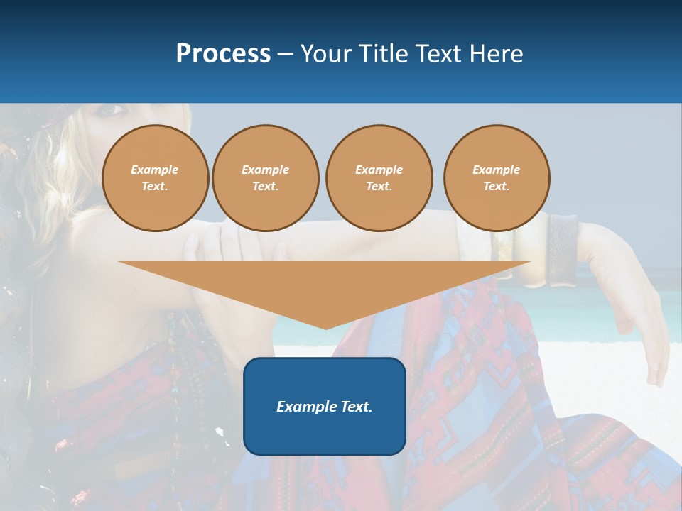 Serioushippie Female Hair PowerPoint Template