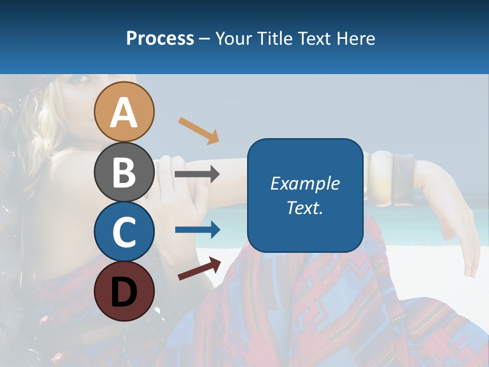 Serioushippie Female Hair PowerPoint Template