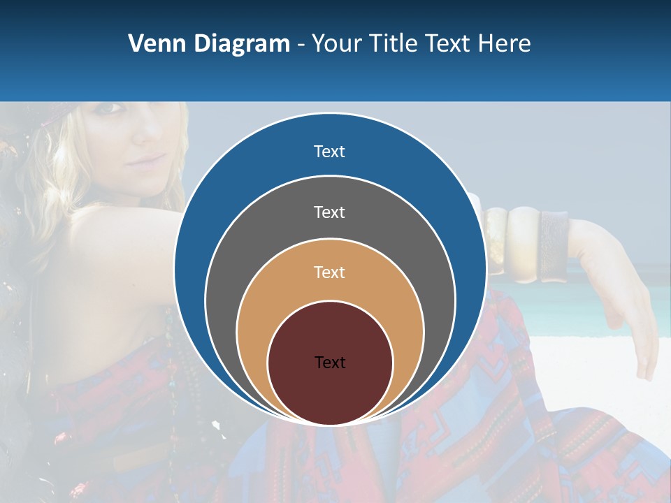 Serioushippie Female Hair PowerPoint Template