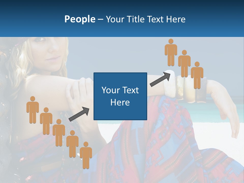 Serioushippie Female Hair PowerPoint Template