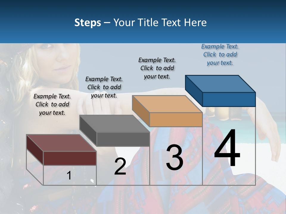 Serioushippie Female Hair PowerPoint Template