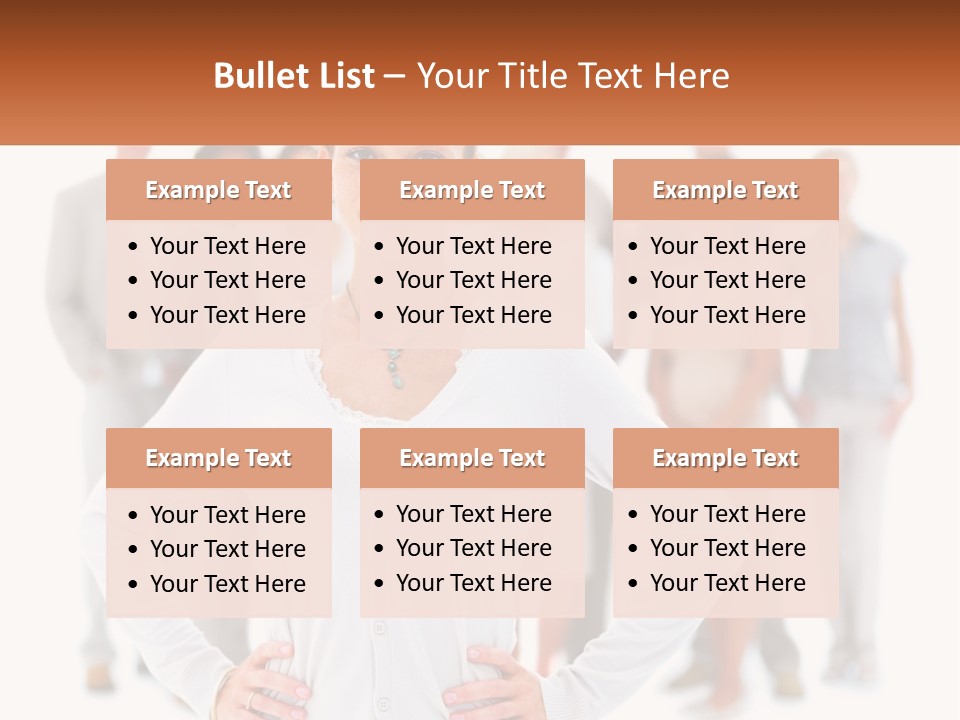 A Woman Standing In Front Of A Group Of People PowerPoint Template