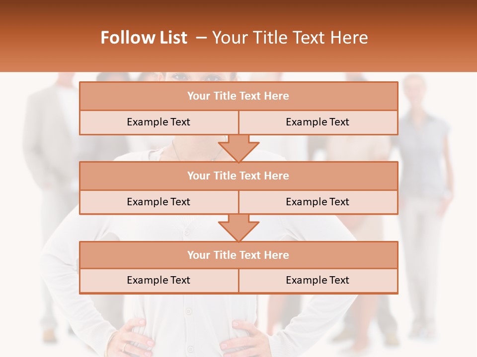 A Woman Standing In Front Of A Group Of People PowerPoint Template