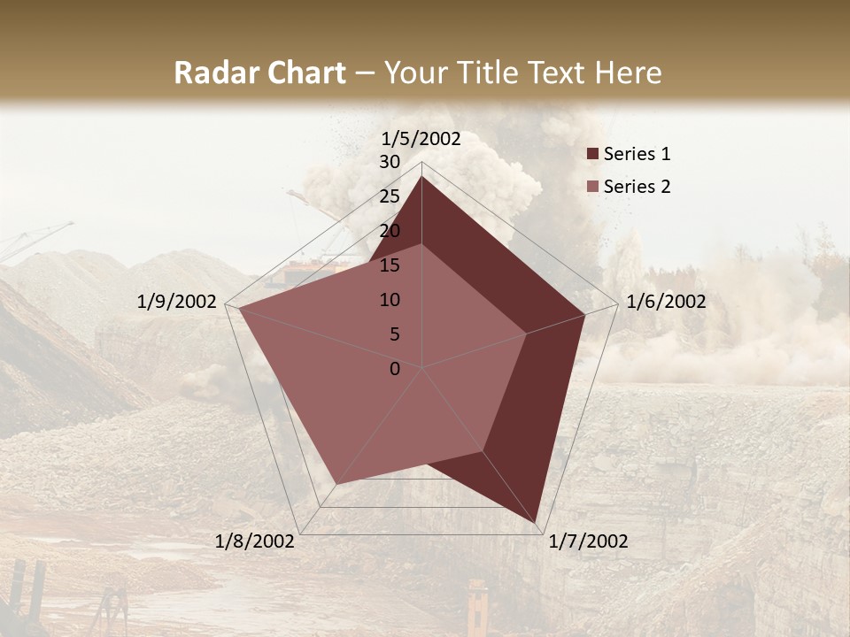 Excavate Oil Environment PowerPoint Template