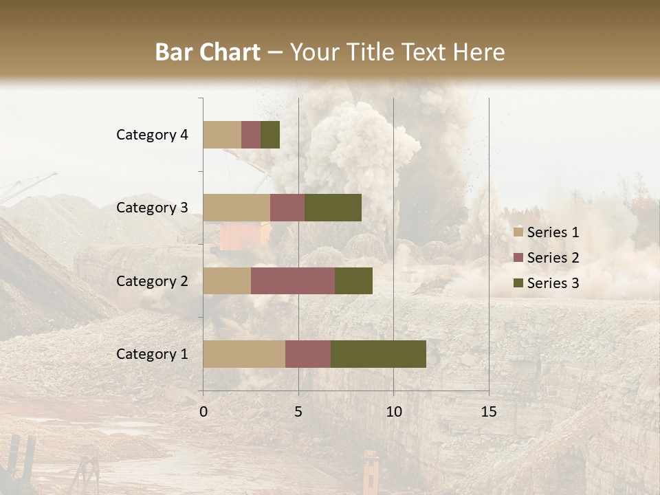 Excavate Oil Environment PowerPoint Template