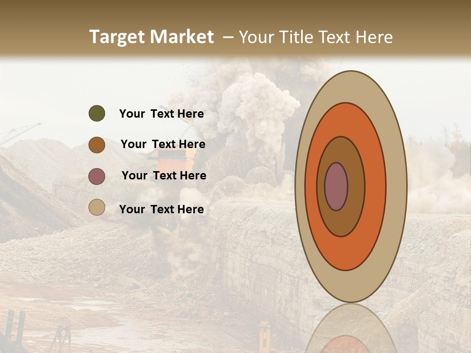 Excavate Oil Environment PowerPoint Template