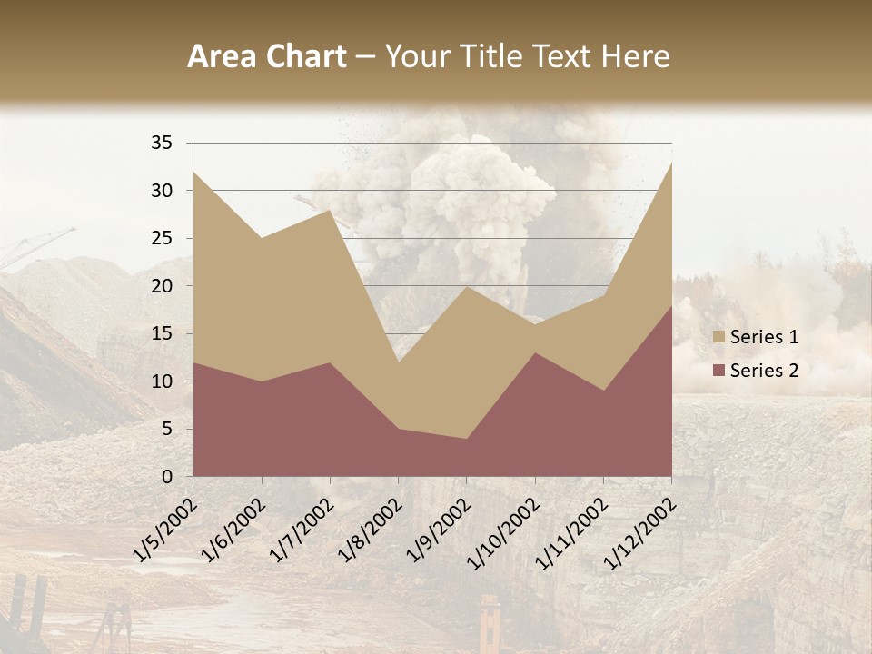 Excavate Oil Environment PowerPoint Template