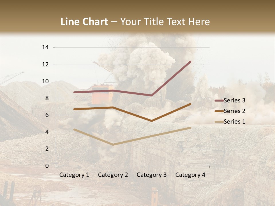 Excavate Oil Environment PowerPoint Template