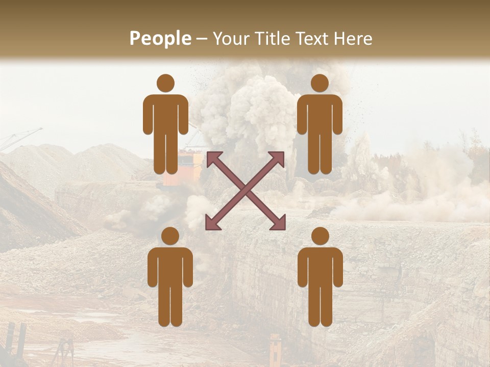 Excavate Oil Environment PowerPoint Template