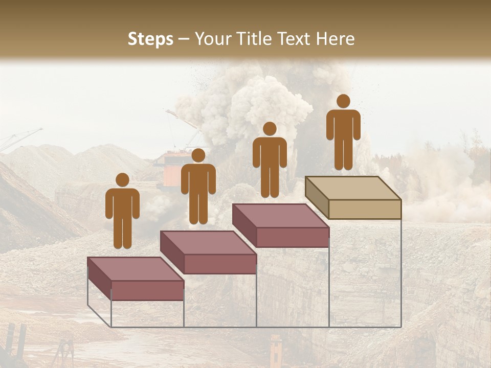 Excavate Oil Environment PowerPoint Template