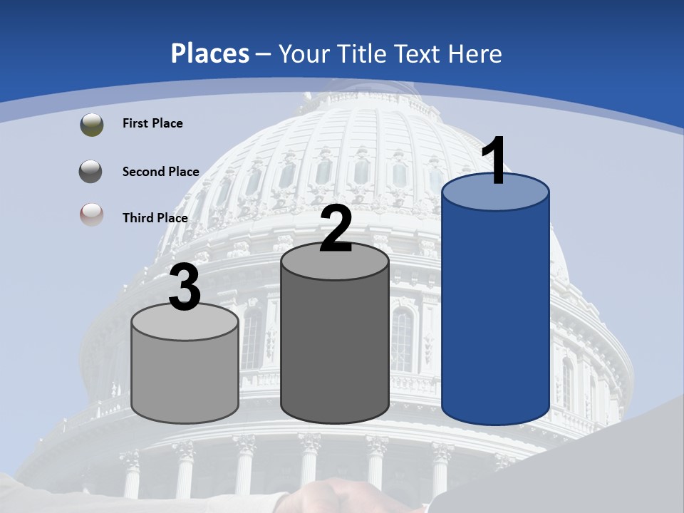 Congress Partnership Building PowerPoint Template