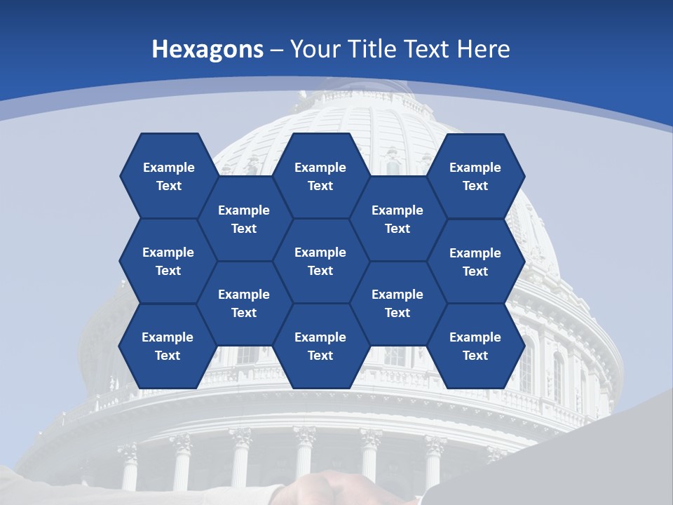 Congress Partnership Building PowerPoint Template