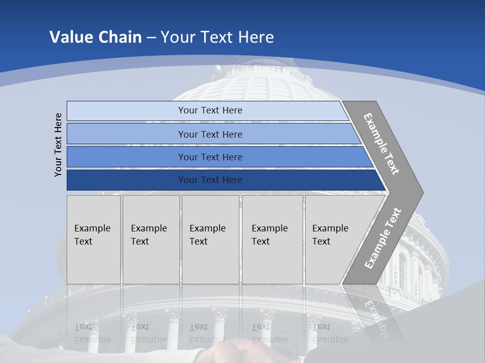 Congress Partnership Building PowerPoint Template