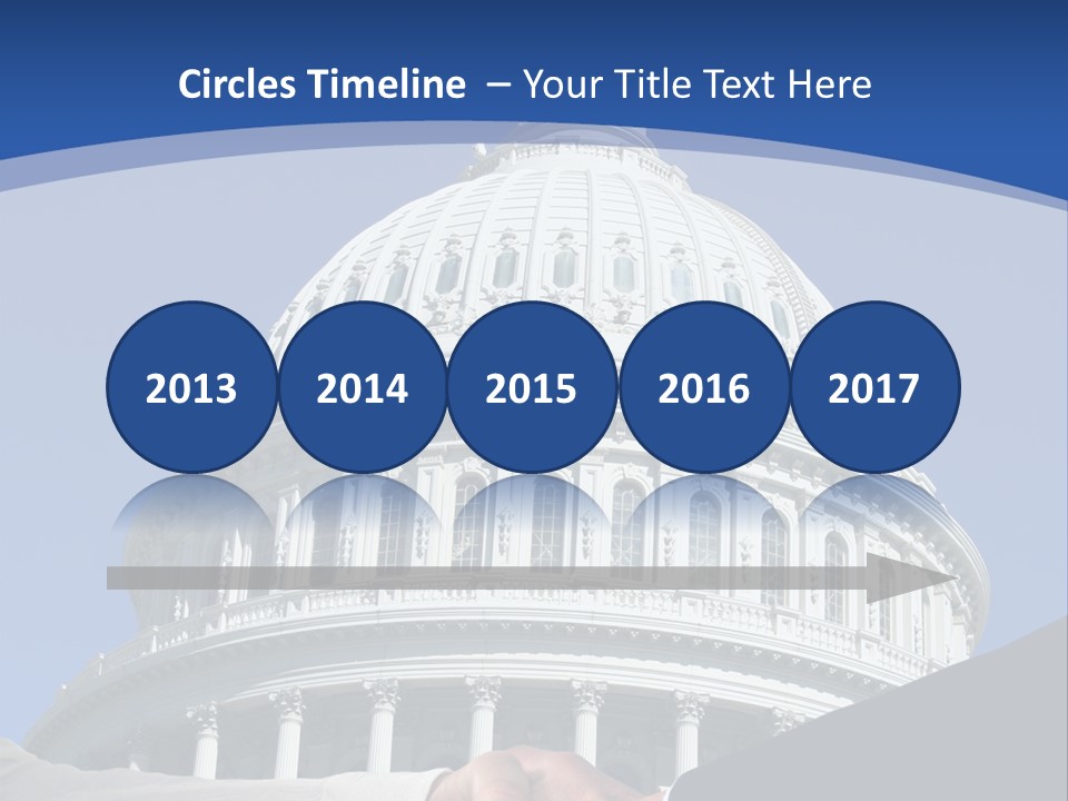 Congress Partnership Building PowerPoint Template