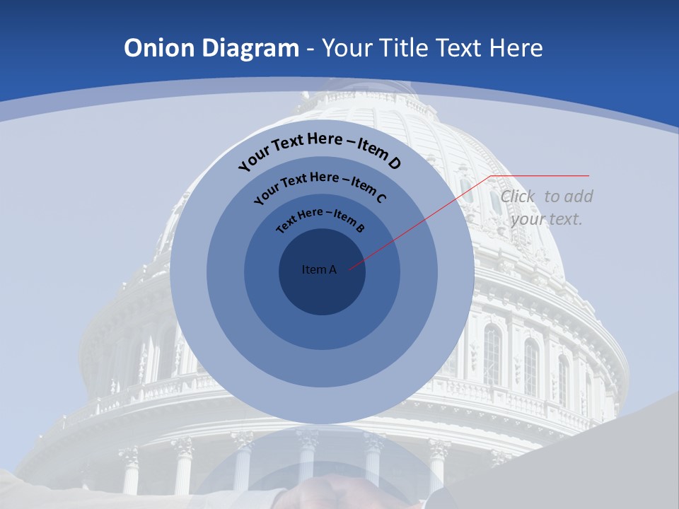 Congress Partnership Building PowerPoint Template