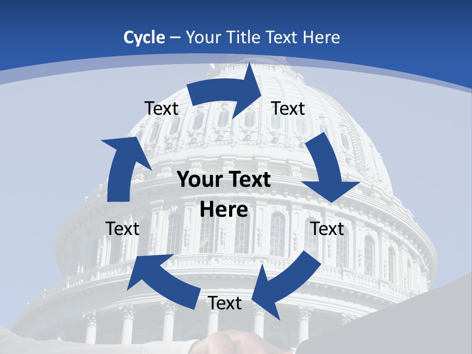 Congress Partnership Building PowerPoint Template