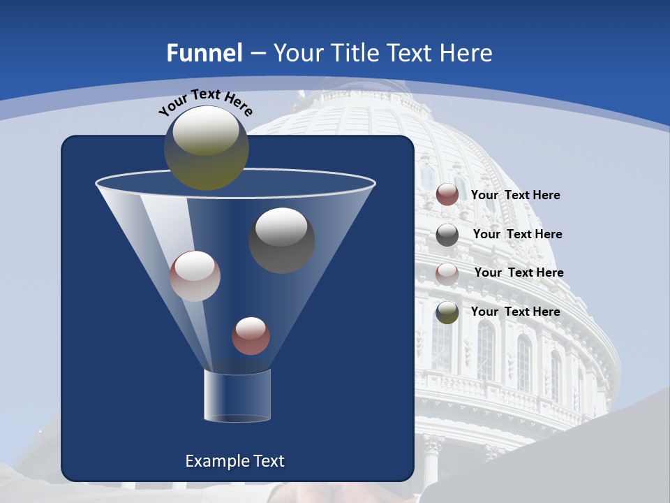 Congress Partnership Building PowerPoint Template
