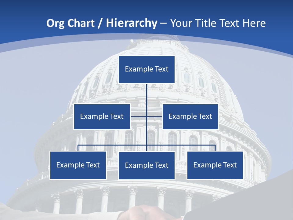 Congress Partnership Building PowerPoint Template