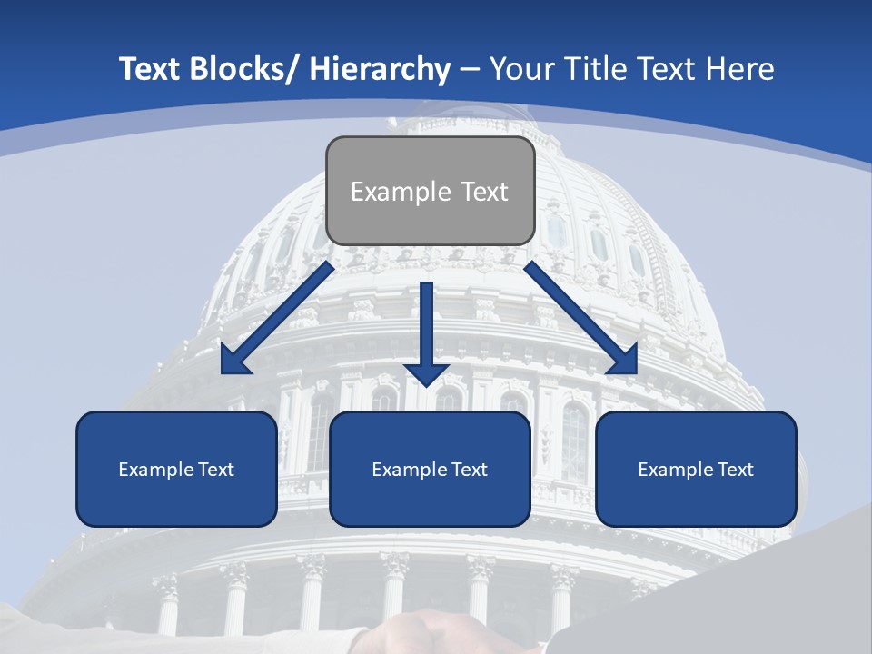 Congress Partnership Building PowerPoint Template