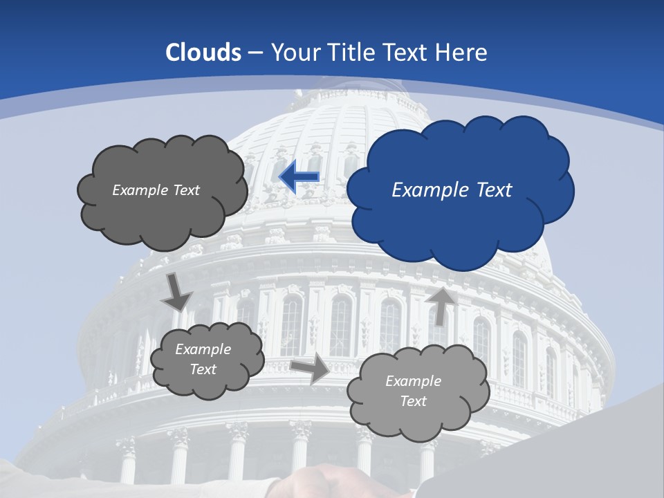 Congress Partnership Building PowerPoint Template