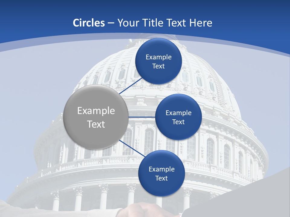 Congress Partnership Building PowerPoint Template