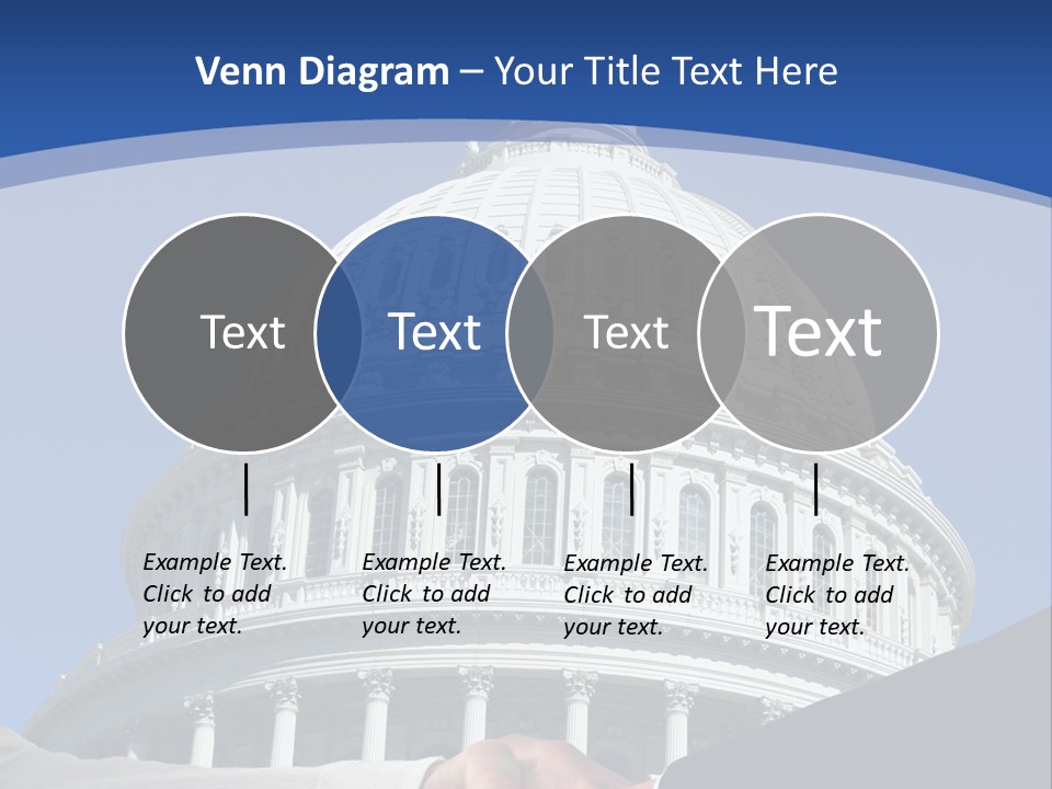Congress Partnership Building PowerPoint Template