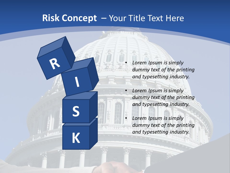 Congress Partnership Building PowerPoint Template