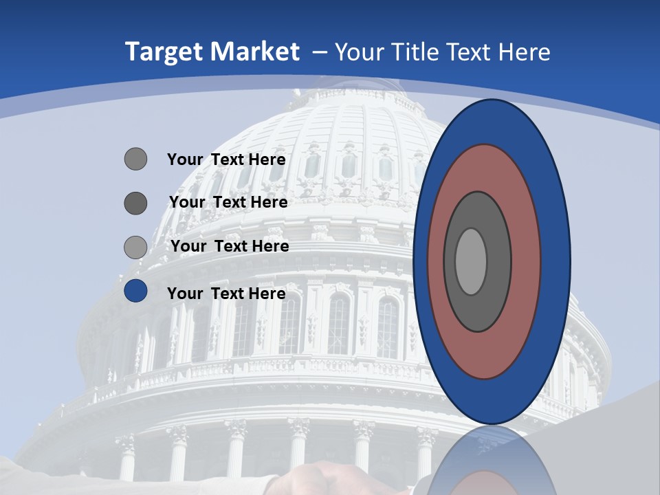 Congress Partnership Building PowerPoint Template