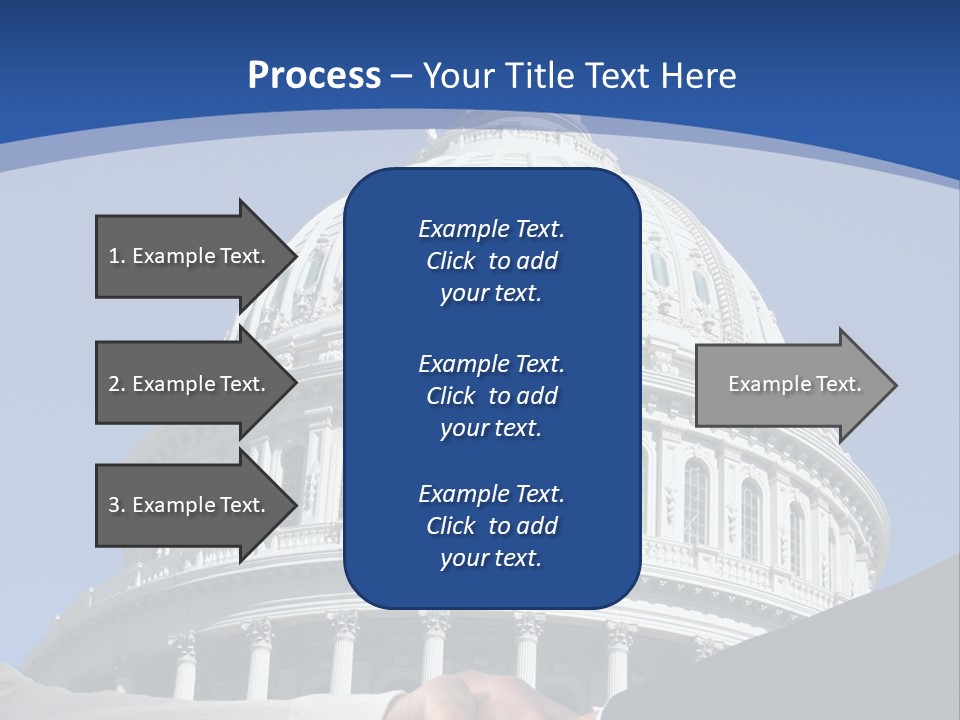 Congress Partnership Building PowerPoint Template