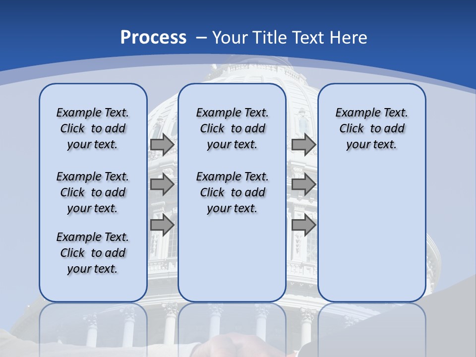 Congress Partnership Building PowerPoint Template
